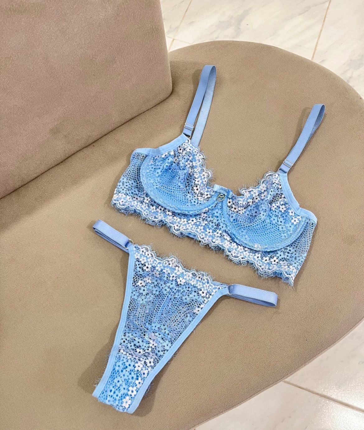 Conjunto Renda Cores - cor cores